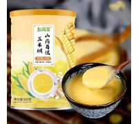 Chinese inatant yam corn paste soup, yogurt fruit grains Oatmeal, black sesame walnut black bean powder, sweet snacks, nutritious substitute breakfast Congee, coarse grain (Corn paste 500g,2 cans)