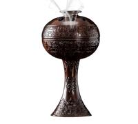 Chinese Incense Burner - Metal Incense Censer - Desk Decoration for Hotel Meditation Space Yoga Room Ceremony Outdoor Family Friends Temple Church Country Restaurant