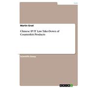 Chinese IP IT Law. Take-Down of Counterfeit Products