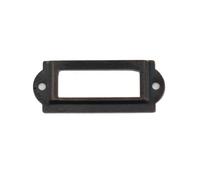 Chinese Iron Plate Antique Label Business Card Drawer Decorative Frame Gift Box Iron Frame Handle(1-10pcs)