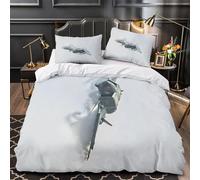 Chinese J20 Fighter Comforter Covers Duvet Cover for Teens And Adults Quilt Cover 3D Print Military with Pillow Cases Soft Microfiber Bedding Set with Zipper Closure 3 Pieces Double（200x200cm）