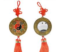 Chinese Knot Bagua Mirror Yin Yang 2.7"x14" T1071