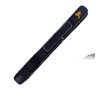 Chinese Kung Fu Sword Bag, Oxford Fabric Double Layer Wushu Sword Carry Case Stick Bag Option Black (Red/Silver Edge)(Black(silver Edge),A)