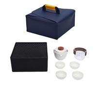 Chinese Kung Fu Tea Set Ceramic Portable Teapot Set with 4 Cups Travel Home Gifting Outdoor Office Pure Taste Safe Material Complete Tea Experience