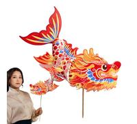 Chinese Lantern Decorations - DIY Craft Kit - Decorative Lighted Festival Lantern | Festival Lantern Decorative Lighted Fish Lantern | Toys For The Lantern