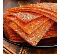 Chinese Latiao handmade spicy sticks 70g, internet celebrity spicy bar gift pack, vegetarian, big gluten, spicy slices, konjac shreds, Hunan specialty food, spicy casual snacks (Spicy slices,4 pack)