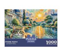 Chinese Li Hua Jigsaw Puzzle for Adults 1000 Pieces with Letters on Back Educational Games Animal Challenging Game Creativity & Gift Giving 38x26cm/1000pcs