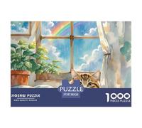 .Chinese Li Hua Jigsaws Puzzles for Adults 1000 Piece with Letters on Back Educational Games Animal Challenging Games Creativity & Gift Giving 38x26cm/1000pcs