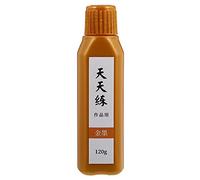 Chinese Liquid Ink 1 Bottle Sumi Liquid Ink Japanese Sumi Chinese Brush Gold Calligraphy for Japanese Brush Calligraphy Traditional Artworks 120g Drawing