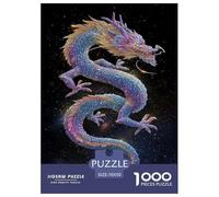 Chinese Loong Jigsaw Puzzles Puzzles for Adults Kids. 1000 Piece Great Gifts Challenge Toy Educational Game Home Decoration for Educational Games Gifts 70x50cm/1000pcs