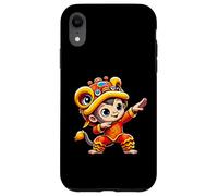 Chinese Lunar New Year 2025 Dabbing Monkey Lion Dance Case for iPhone XR