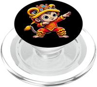 Chinese Lunar New Year 2025 Dabbing Monkey Lion Dance PopSockets PopGrip for MagSafe