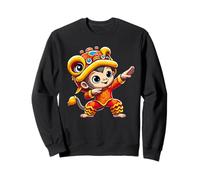 Chinese Lunar New Year 2025 Dabbing Monkey Lion Dance Sweatshirt