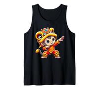 Chinese Lunar New Year 2025 Dabbing Monkey Lion Dance Tank Top