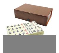 Chinese Mahjong Game - Solid Acrylic Material, Durable Resin Component