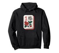 Chinese Mahjong Mah Jong Game Tiles Character Flower One Pullover Hoodie