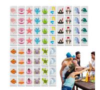 Chinese Majong Set, Travel Mahjong Set - Flag Pattern Game Blocks Tiles 65 - Block Puzzle Games, Mahjong Tiles Set, Games Blocks for Adults Kids