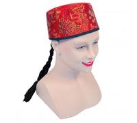 Chinese Mandarin Hat & Plait