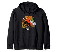 Chinese Martial Arts - The Seven Animals Shapes Zip Hoodie