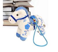 Chinese Mascot Horse Pendant 2026 Lunar New Year Blue White