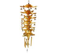 Chinese Metal Bell Lucky Feng Shui Hanging Wind Chime Seven-Story