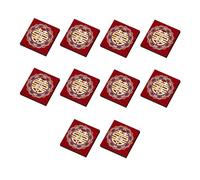 Chinese Money Packet Cover Premium Red Paper Money Band Wrapper for Wedding Engagement Gifts 10PCS Set