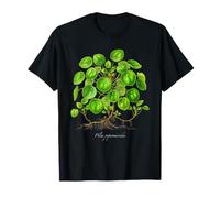Chinese Money Plant Illustration Pilea peperomioides T-Shirt