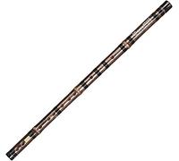 Chinese Musical Dizi Clarinet Black Bamboo Flute Professional Playing Instrument Flute Adult Beginner Fife Transverse Flute(Color:F)
