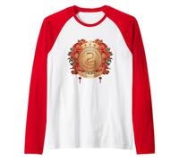 Chinese New Year 2025 Snake Lunar Year Zodiac Traditional Raglan Baseball Tee