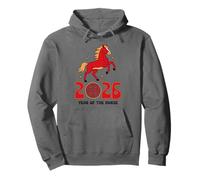Chinese New Year 2025 Year of the Horse Celebration Pullover Hoodie