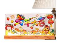 Chinese New Year 2026 - Chinese Acrylic LED Ambient Lighting | Year Of The Horse Illuminated Desk Decoration | For Home, Bedroom, Living Room, Office, School, Apartment,