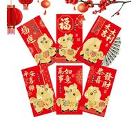 Chinese New Year 2026 Red Envelopes - Chinese New Year envelopes 2026 are made of strong paper that provides a silky finish and reliable shape retention. This