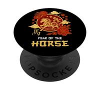 Chinese New Year 2026 Year of the Horse Lunar Zodiac PopSockets Adhesive PopGrip
