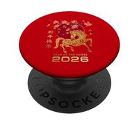 Chinese New Year 2026 Year Of The Horse PopSockets Adhesive PopGrip