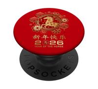 Chinese New Year 2026 Year Of The Horse PopSockets Adhesive PopGrip
