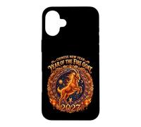 Chinese New Year 2027 Year of the Fire Goat Zodiac Case for iPhone 16 Plus
