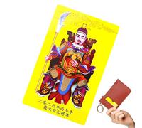 Chinese New Year Blessing Card,Collectible Copper For Prosperity | Blessing Year Of The Horse Greeting Cards | For , Harmony & Success To Display In Home Or B