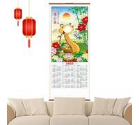 Chinese New Year Calendar - Snake Year Calendar, Home Chinese New Year Scrolling Calendar, 2025 Hanging Chinese Calendar, Chinese Calendar In Scor