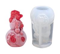 Chinese New Year Candy Making Molds Practical Silicone Mousses Cake Molds for Chocolate Candy and Soap Crafting Traditional Pattern