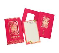 Chinese New Year Cards 2025, Happy New Year of The Snake Greeting Cards, Spring Festival New Year Cards Chinese New Year Gifts Cards for Kids Family Friends
