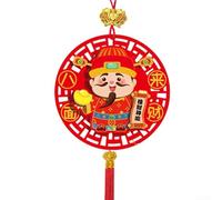 Chinese New Year Celebration Essential God of Fortune Hanging Ornament for Festive (8 ways to make money)