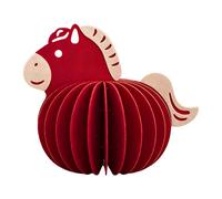 Chinese New Year Centerpiece - Felt Lantern Craft, Table Decoration with Elegance, Holiday Ornament with Charm, Festival Accessory, Seasonal Display for Home Workplace Housewarming