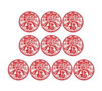 Chinese New Year Decoration 18Pieces Snake Themed Window Sticker Clings Decal for Home and Business Festivals Party Removable Wall Decors