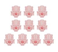 Chinese New Year Decoration 18Pieces Snake Themed Window Sticker Clings Decal for Home and Business Festivals Party Removable Wall Decors