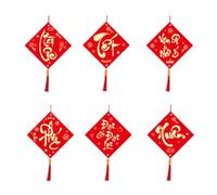 Chinese New Year Decorations 2026 | 6 Pieces Vietnamese New Year 2026 | Year of the Horse Party Decorations | Party Decorations Home Office Entrance Tree Wall Window
