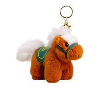 Chinese New Year Decorations,2026 Year of The Horse Mascot Plush Doll,Funny Horse Stuffed Animal Ornaments,Cute Pony Hanging Decor for Bag Car,Gifts for Christmas New Year Spring Festival