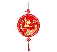 Chinese New Year Decorations - Chinese New Year Decorations Ornaments Moon New Year Decorations 2024 | Red Fu Figures Lucky Charms Spring Festival Decoration