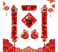 Chinese New Year Decorations for the Year of the Horse 2026 | Magnetic Blessings for Spring Festival, Chinese New Year Sayings Decoration 2026 | For Indoor Bedroom