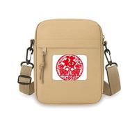 Chinese New Year Dog Paper Cutting Crossbody Bag Cell Phone Purses Handbag Shoulder Mini Bag