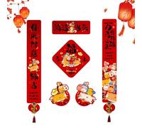 Chinese New Year Door Decorations 2026 Blessing Couplet Ornaments
